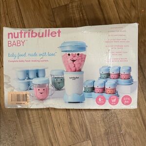 Nutribullet Baby Food Making System NWT